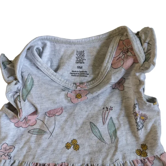 2/$10 9 mo Carters botanical outfit lot - Picture 3 of 7